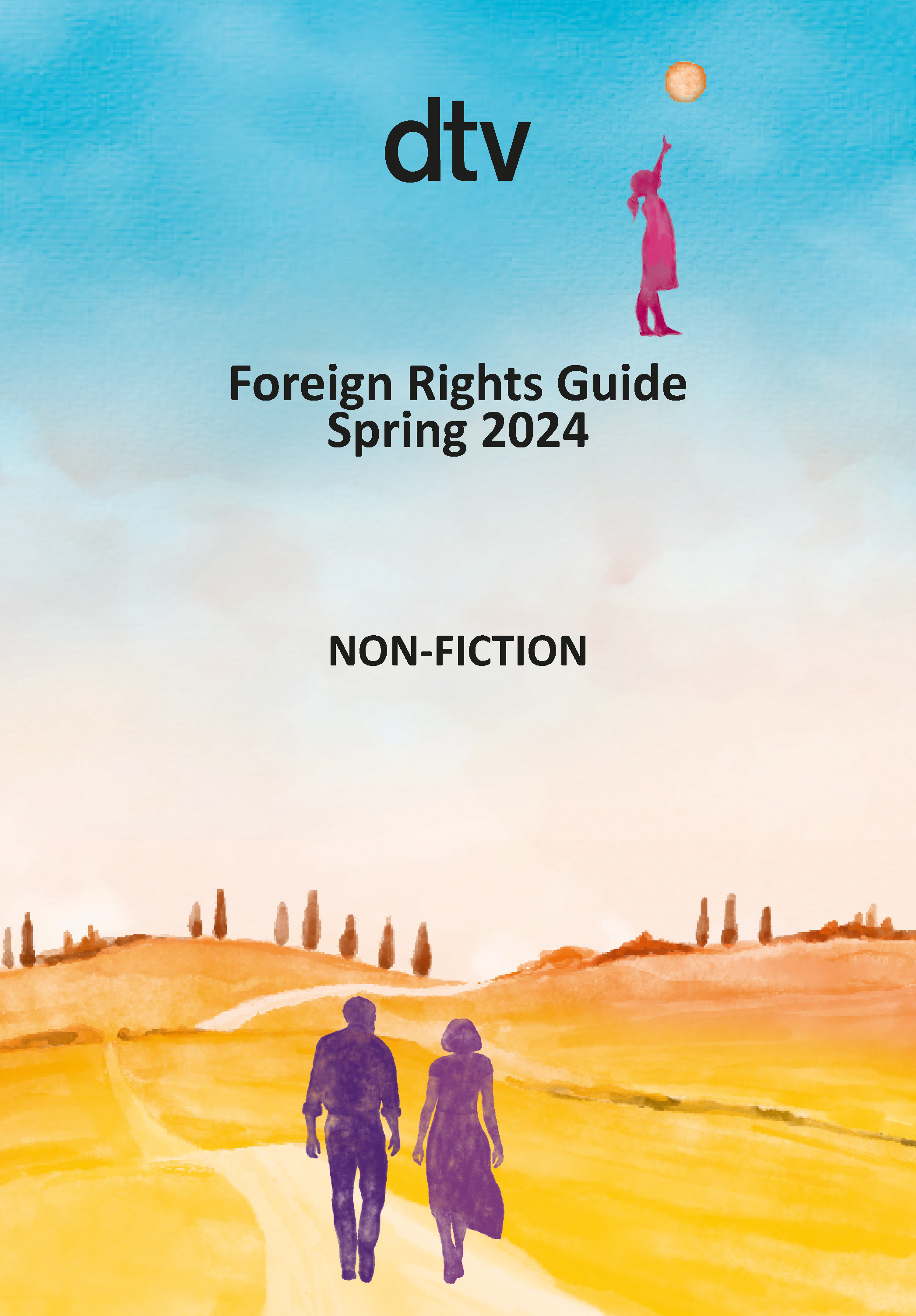 Cover für Foreign Rights Guide aus dem Non-Fiction Spring 2024